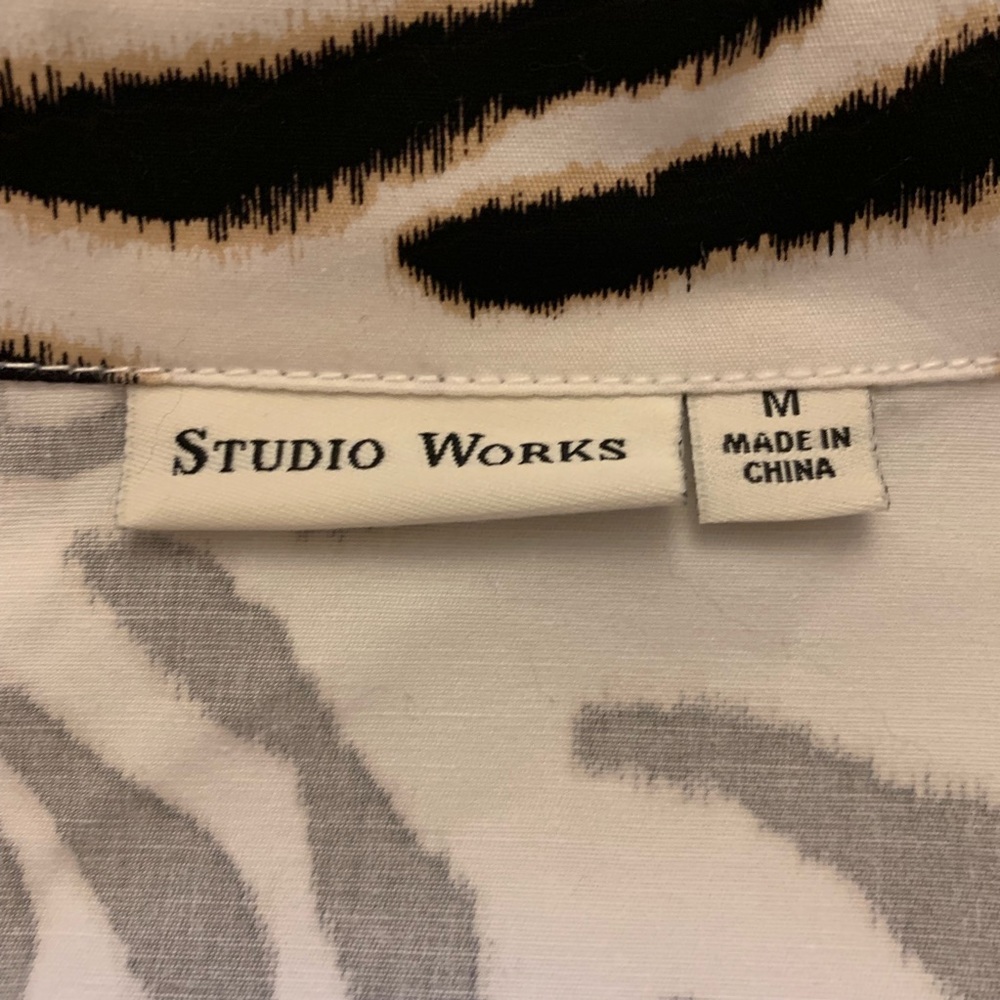 Studio Works | Zebra Print Lightweight Jacket - image 6